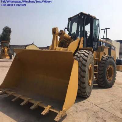 Famous Japanese Brand Used Cat 966G 5 ton Capacity Wheel Loader With Grapple Fork Sale in Cameroon